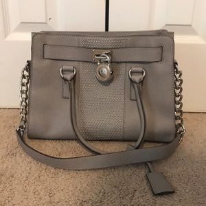 Gray Michael Kors Purse